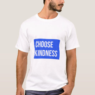 Camiseta Escolha a Bondade Projeto de Mensagem Positiva