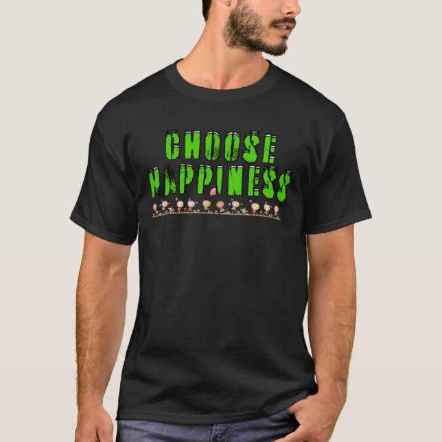 Camiseta Escolha a Felicidade. CHPNS02 (Frente)