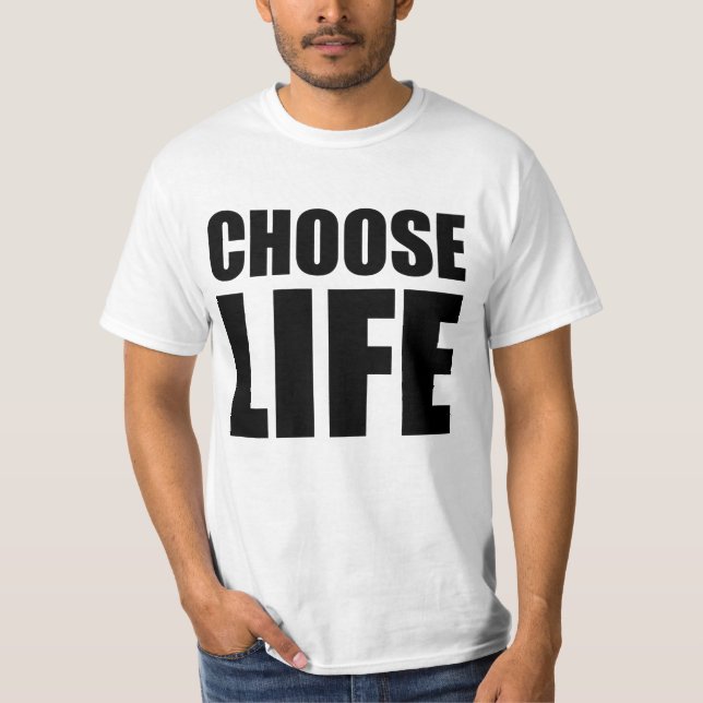 Camiseta escolha a vida (Frente)