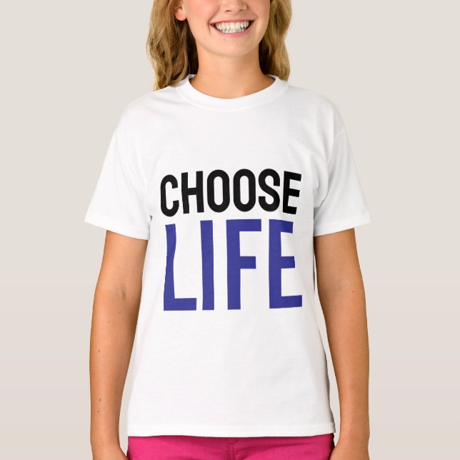 Camiseta ESCOLHA A VIDA (Frente)