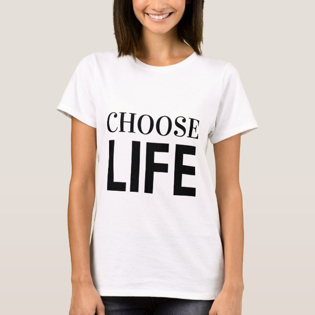 Camiseta ESCOLHA A VIDA (Frente)
