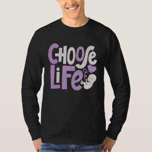 Camiseta Escolha a Vida  Anti Aborto Pró Vida Protesto Cris