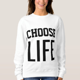 Camiseta Escolha a VIDA camisola inspiradora
