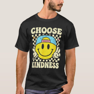 Camiseta Escolha Bondade Rosto Sorridente Groovy