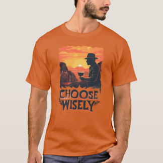 Camiseta Escolha com Sabedoria Pôr do Sol