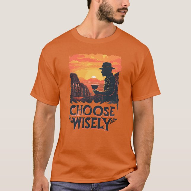 Camiseta Escolha com Sabedoria Pôr do Sol (Frente)