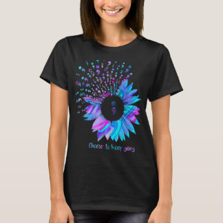 Camiseta Escolha Continuar A Sensibilizar O Suicídio Girass