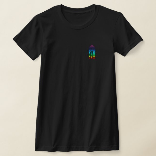 CAMISETA ESCOLHA DIGNIDADE ESPERANÇA HOPE A GARANTIA DOS HO (Postura )