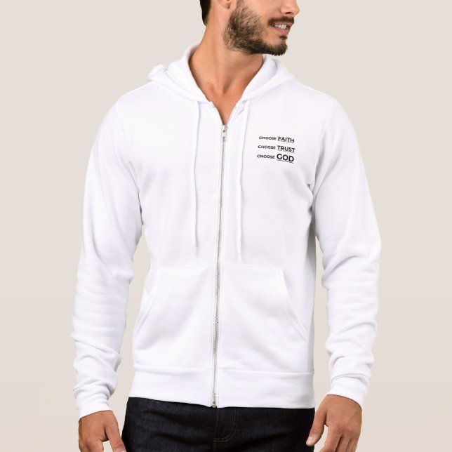 CAMISETA ESCOLHA FÉ, ESCOLHA CONFIANÇA, ESCOLHA DEUS. (Frente)