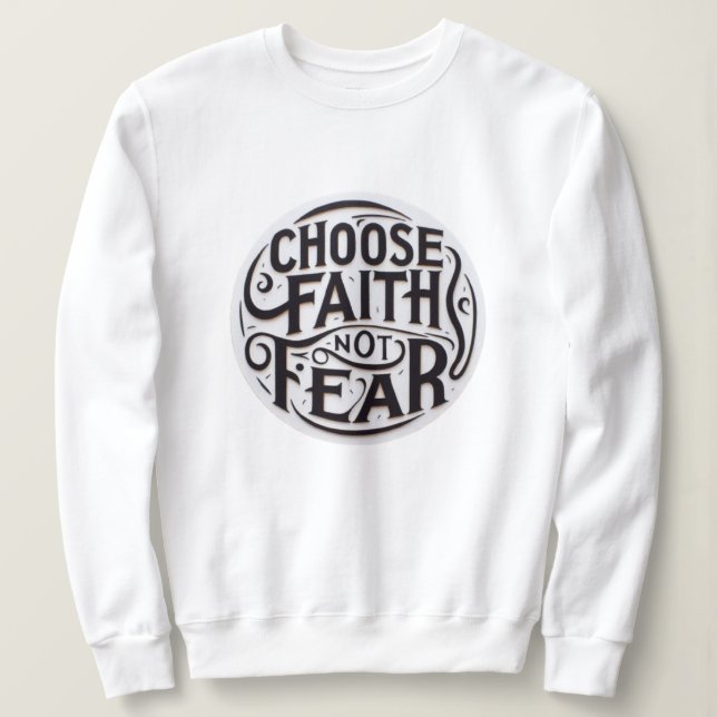 Camiseta Escolha fé, não medo (Frente do Design)