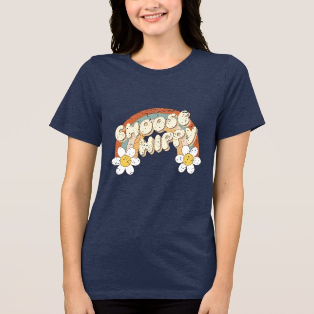 Camiseta Escolha Hippy – Moda Elegante (Frente)