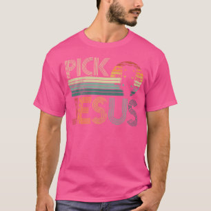 Camiseta Escolha Jesus Músico Religioso Ideia Culto de Viol