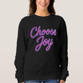 Camiseta Escolha Joy Neon Lights Design