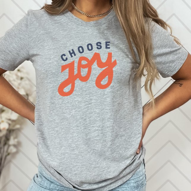 Camiseta Escolha Joy Retro Inspirational Christian (Criador carregado)