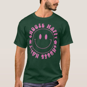 Camiseta Escolha mulheres felizes sorriem sorrindo face fel