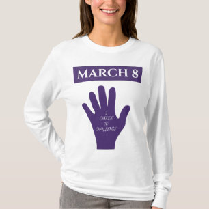 Camiseta Escolha o desafio 8 de março Dia das Mulheres 202