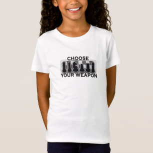 Camiseta Escolha o seu xadrez de armas