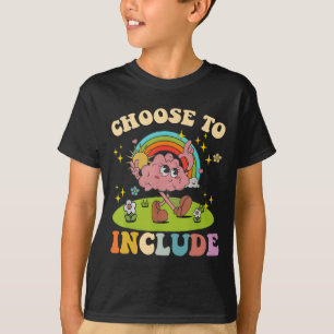 Camiseta Escolha Para Incluir O Professor Autismo De Neurod