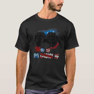 Camiseta Escolha Pró Af Direitos Reprodutivos Mensagem Mand
