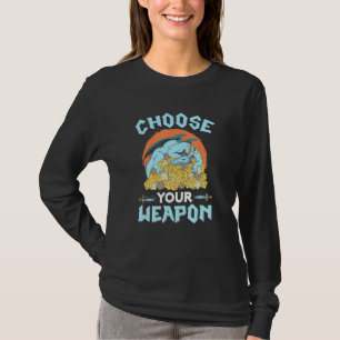 Camiseta Escolha seu Rpg Caneta Roleplay Dra de Disco de Ar