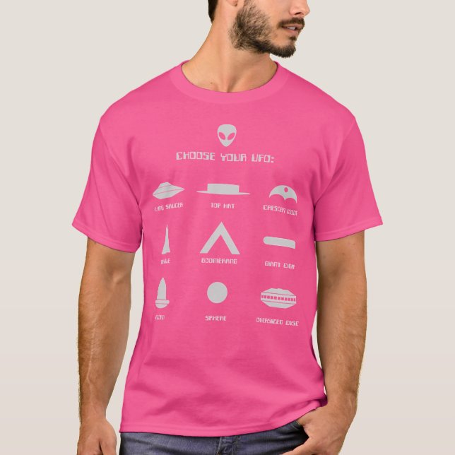 Camiseta Escolha seu Ufo (Frente)