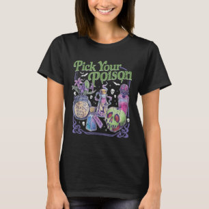 Camiseta Escolha Seu Veneno, Princesa Vintage Halloween