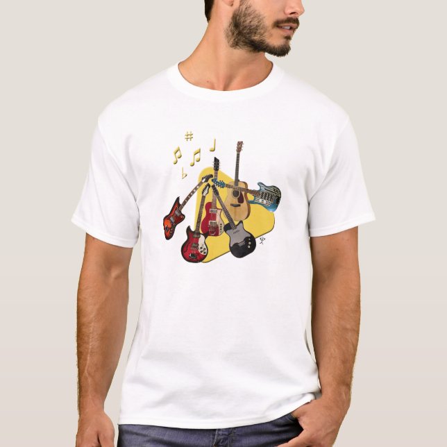 Camiseta Escolha sua guitarra (Frente)