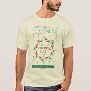 Camiseta Escolha suas mentes com sabedoria - Poster Legilim