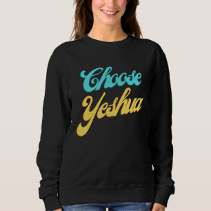 Camiseta Escolha Yeshua Jesus Fé Cristã Baseada nas Escritu