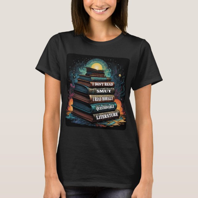 Camiseta Escolhas de Livros Humor (Frente)