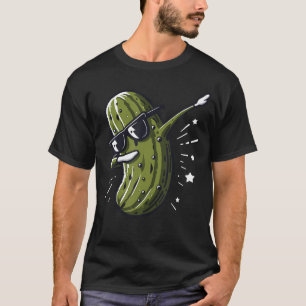 Camiseta Escolhendo Dabbing Com Óculos de Sol Funny Dancing