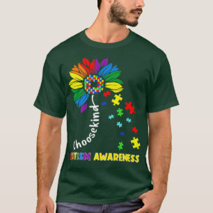 Camiseta Escolher a consciência do Autismo do Sol Mãe de gi