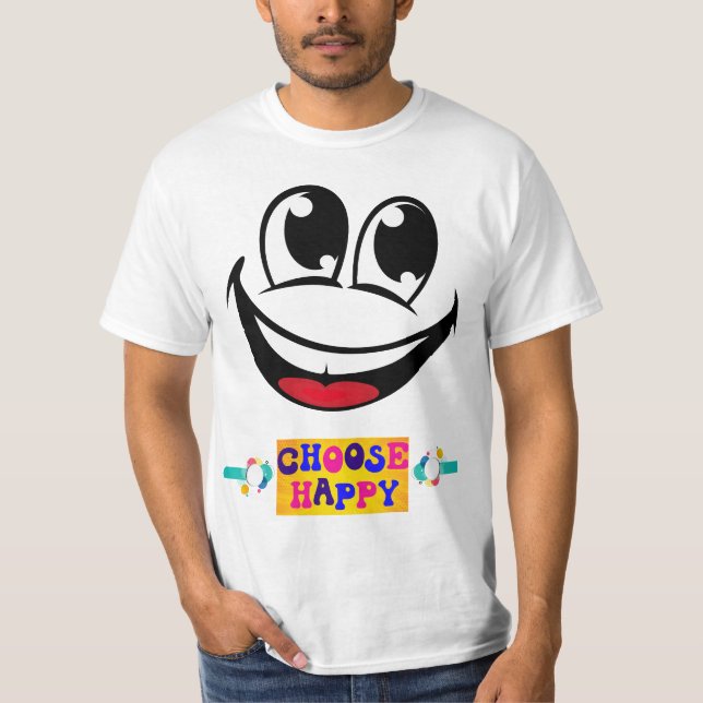 Camiseta Escolher Feliz (Frente)