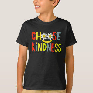 Camiseta Escolher gentileza Professora Seja gentil e anti-b