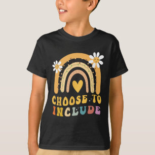 Camiseta Escolher Incluir O Ensino Especial De Professores