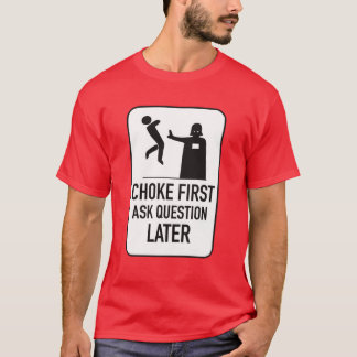 Camiseta Escolher primeira pergunta mais tarde