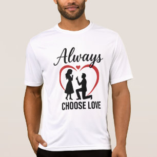 Camiseta Escolher Sempre o Amor do Concorrente Esportivo-Te
