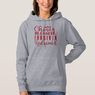 Camiseta Escolhido Abençoado Perdoado Redimido Fé