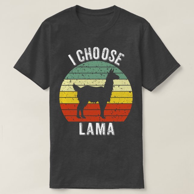 Camiseta Escolho Lama (Frente do Design)