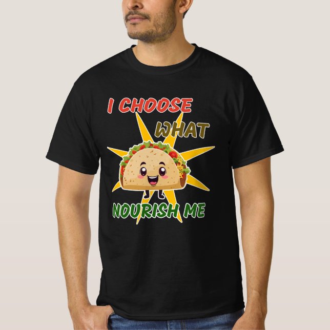 Camiseta Escolho O Que Me Nutre (Frente)