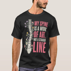 Camiseta Escoliose Guerreira Scoliose Recuperação de Cirurg