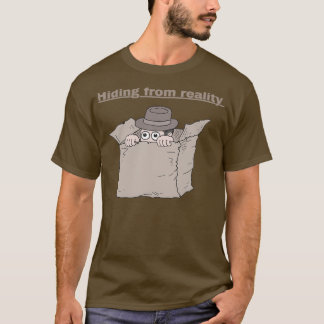 Camiseta Esconder-se da realidade