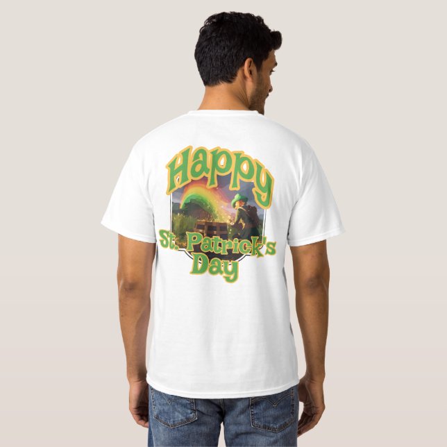 Camiseta Esconderijo do Leprechaun (Parte Traseira Completa)