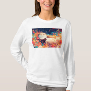 Camiseta Esconderijo Floral da Lontra