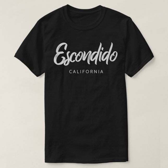 Camiseta Escondido California (Frente do Design)