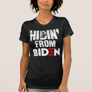 Camiseta Escondido do Humor Político Biden Pro Trump Divert