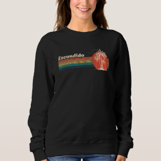 Camiseta Escondido Vintage Sunset 80s Palm Tree Vacat