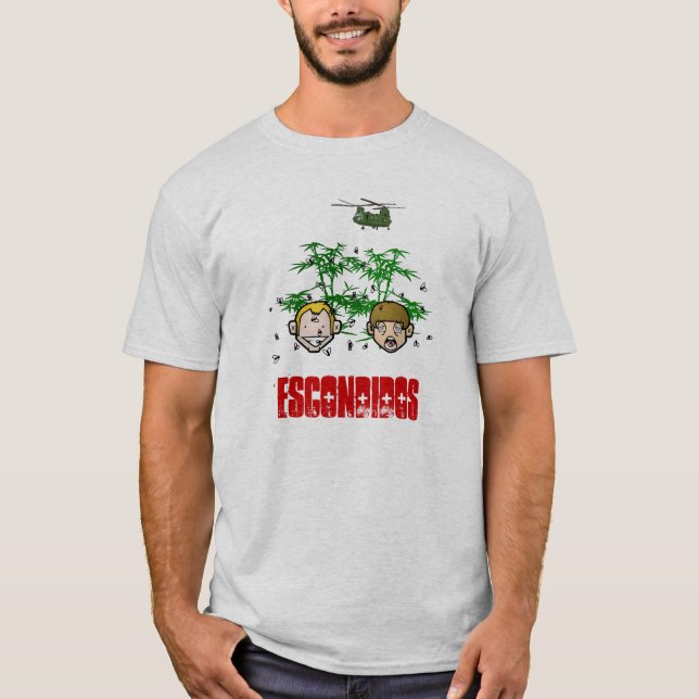 Camiseta escondidos, tshirt (Frente)