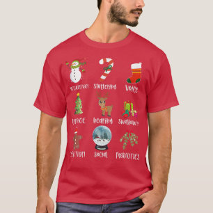 Camiseta Escopo Natal Da Prática Língua De Discurso SLP Pa