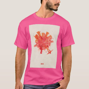 Camiseta Escória Panorâmica Circular de Arte em Skyround no